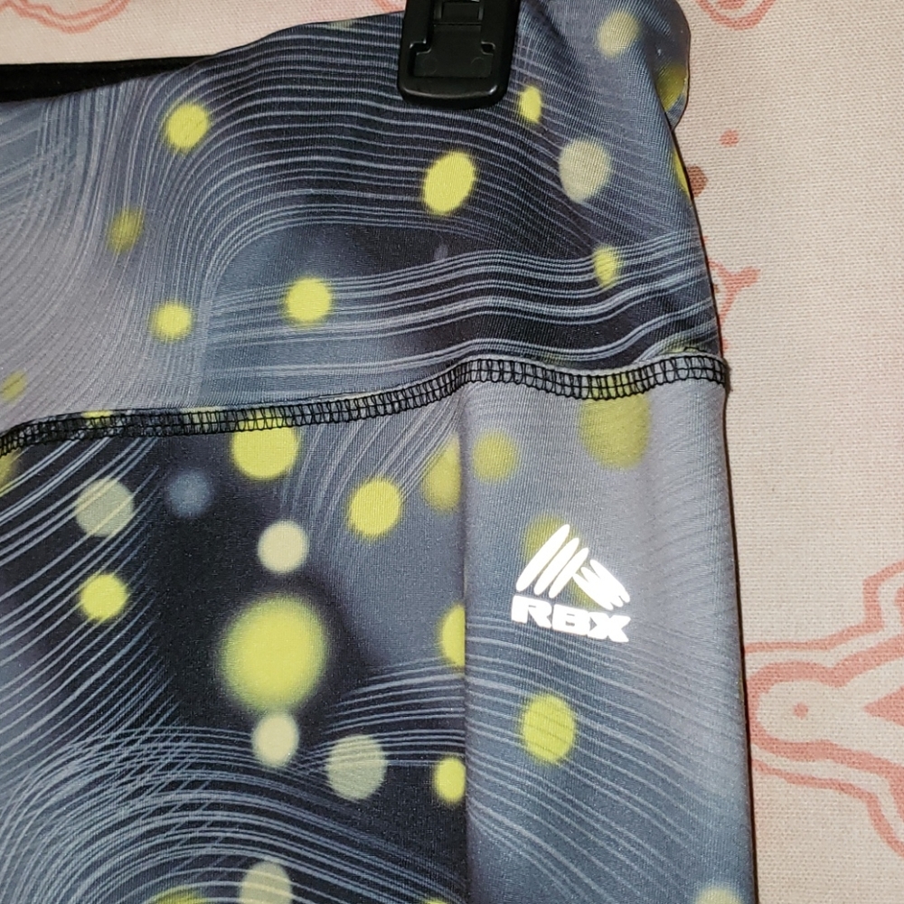 Workout Pants. Yoga Athletic. Spots Lights Stripes - Picture 3 of 9